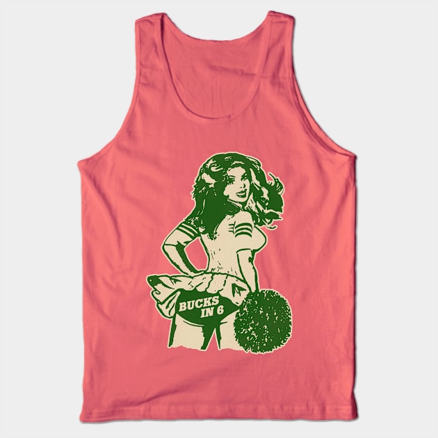 Milwaukee Cheerleader Tank Top by darklordpug